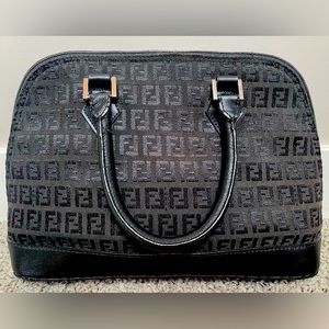Fendi Black Monogram Handbag